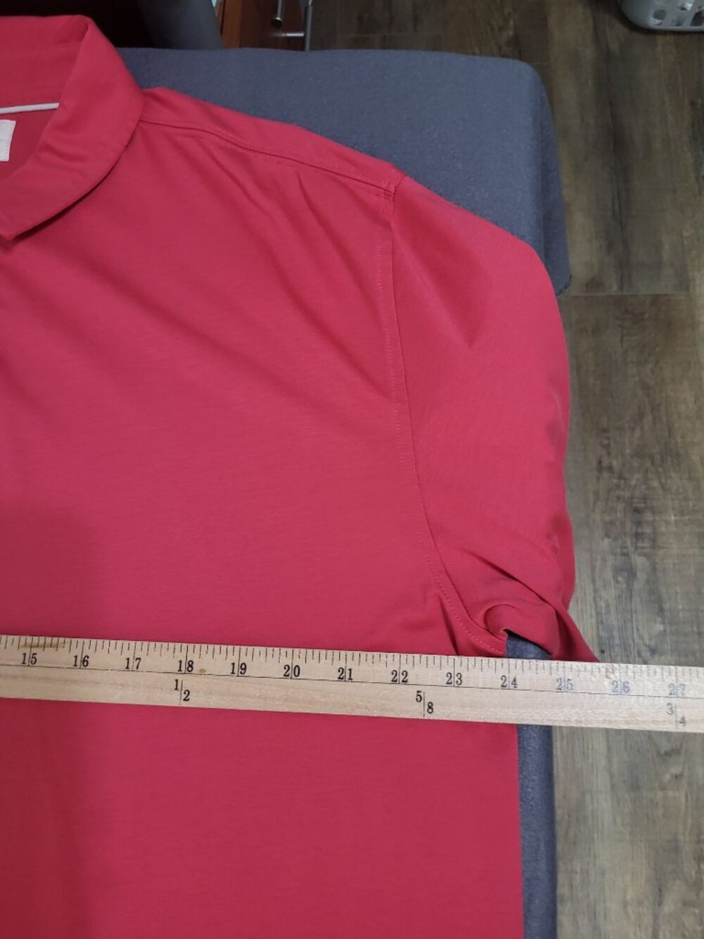 LINKSOUL Men's XL Red Golf Polo Shirt Athleisure Business Casual Pocket - Picture 6 of 7